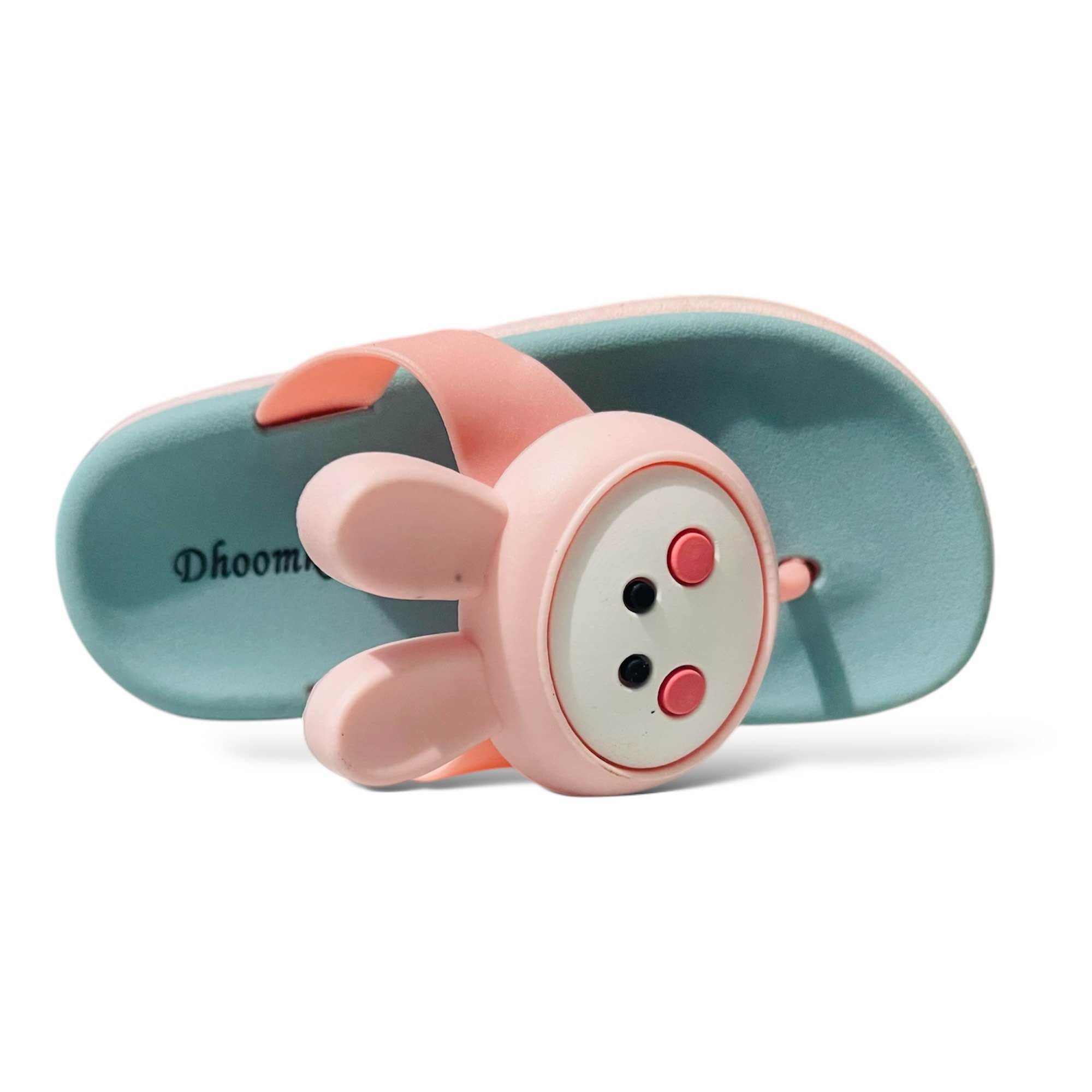 Picture of Children's Flip Flops Boy's & Girl's Summer New Cartoon Boy's Non-Slip Soft Bottom Indoor Bathroom Baby Beach Slippers - Orange & Gray, Pink