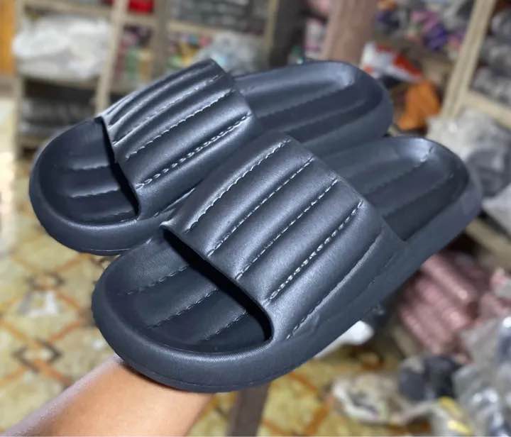 Picture of New Fashionable Stitch Design Solid Color Soft Quick Dry Comfortable Cloud Eva Slippers Slides for Men
