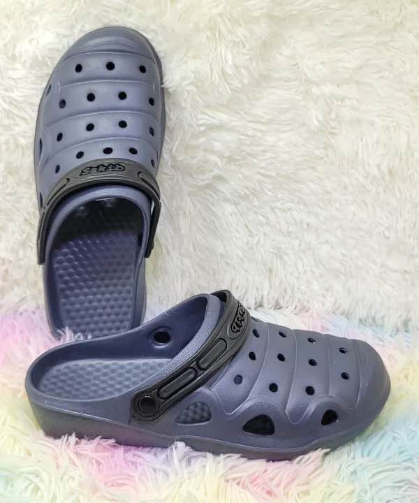 Picture of Mens New Comfortable Lightweight Eva Rubber Crocs Half Shoes Sandals