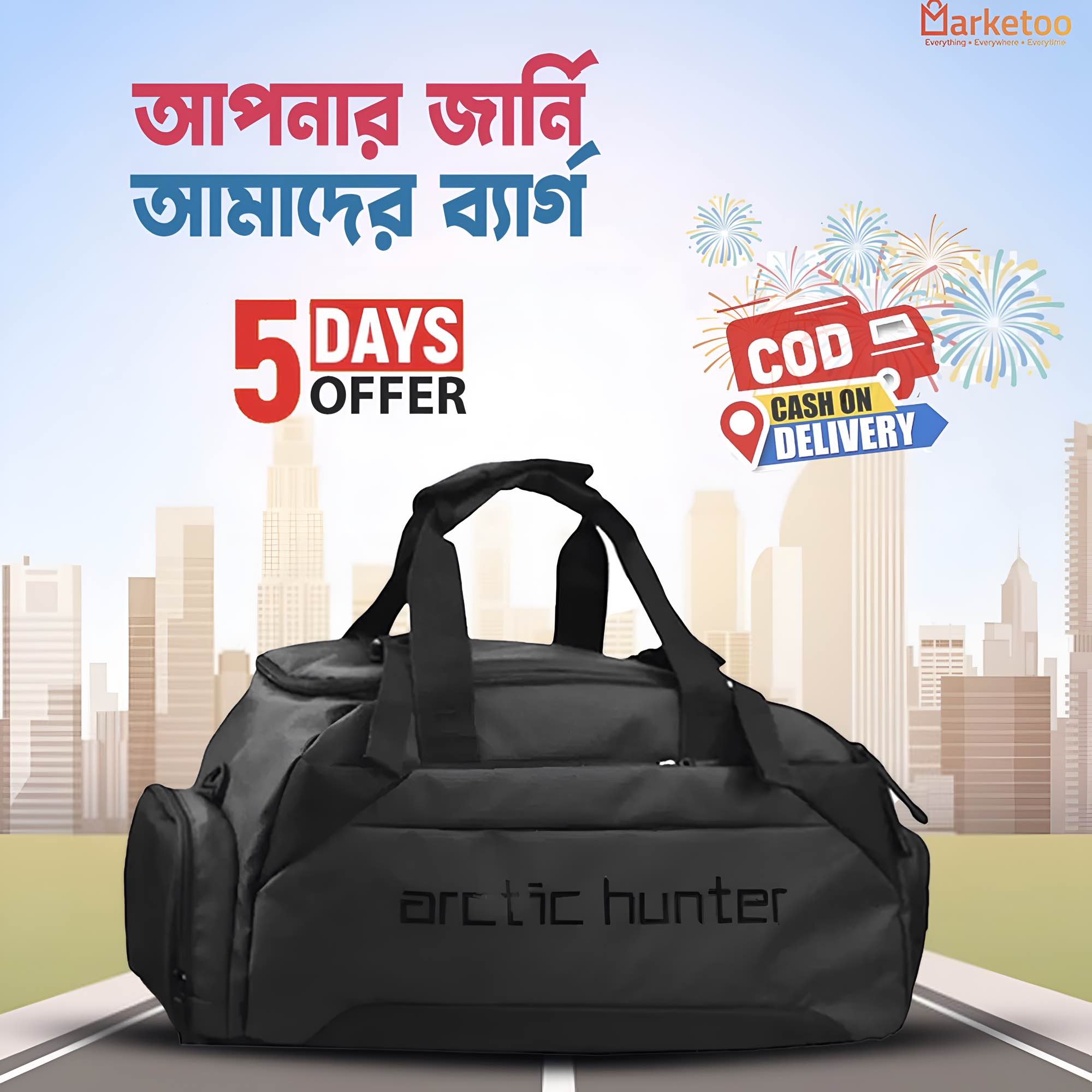 Picture of Arctic Hunter 4-in-1 Waterproof Travel Duffel Gym Sports Bag