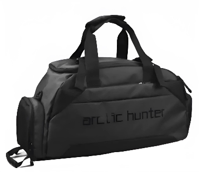 Picture of Fitness Gym Sport Bag for Men Black - Carry Your Gym Gear in Style and Comfort with This Spacious Bag
