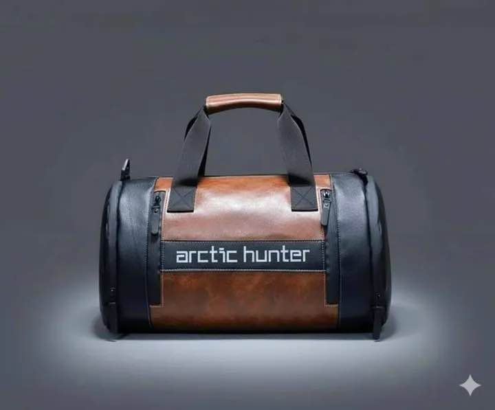 Picture of Arctic Hunter 4-in-1 Waterproof Duffel Gym Bag for Men with Separate Shoe Compartment | Small to Large Capacity Leather Travel Sports Bag - 🔥 Best for Fitness & Weekend Trip | Premium Quality