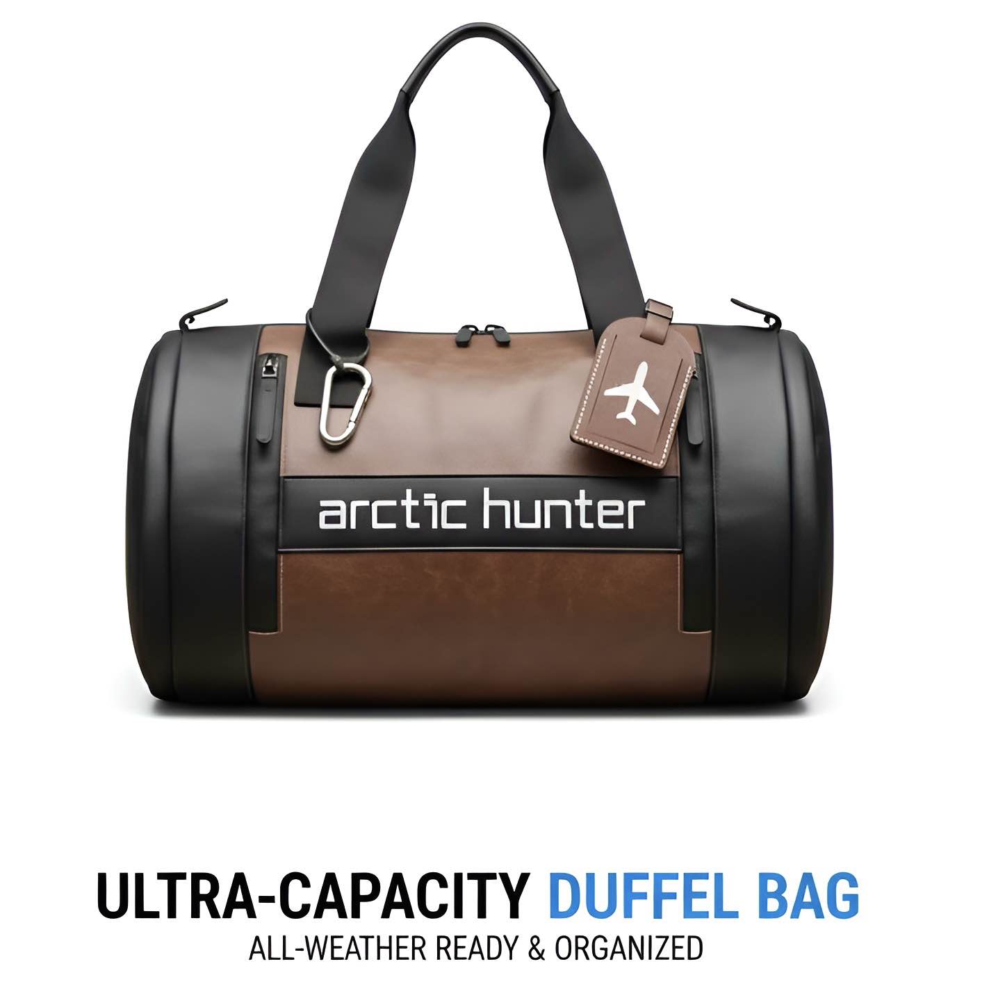 Picture of PREMIUM EDITION – Arctic Hunter Travel & Gym Bag – Unisex 4-in-1 Compact, Waterproof & Stylish Duffel for Men, Women & Boys | Small Size Sports, Fitness & Workout Bag