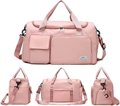 Picture of Premium Large Capacity Travel & Gym Duffel: The Ultimate Waterproof Bag with Smart Shoe & Wet Pockets