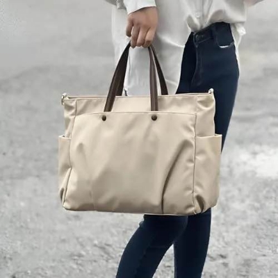 Picture of Kazi Brand Premium Women Tote Bag – Large Oxford Handbag & Shoulder Bag | Stylish, Spacious, Durable & Multi-Purpose Bag for Work, Office, Travel & Daily Use