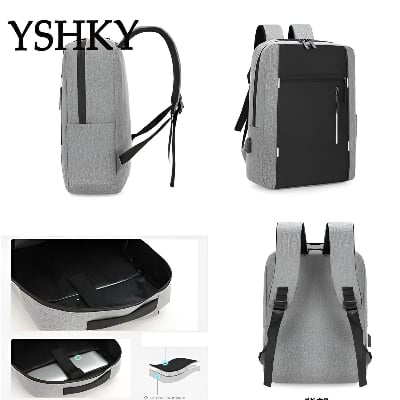 Picture of Cross-Border Premium 3-in-1 Laptop Backpack Set – USB Rechargeable Multifunction Business & Travel Bag for Men | Large Capacity, Waterproof, Stylish School & Computer Backpack