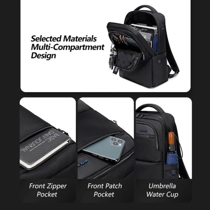Picture of Arctic Hunter City Hunter Series B00477 – Waterproof & Anti-Theft Backpack with 15.6” Laptop Compartment | Stylish, Lightweight Travel & Office Bag