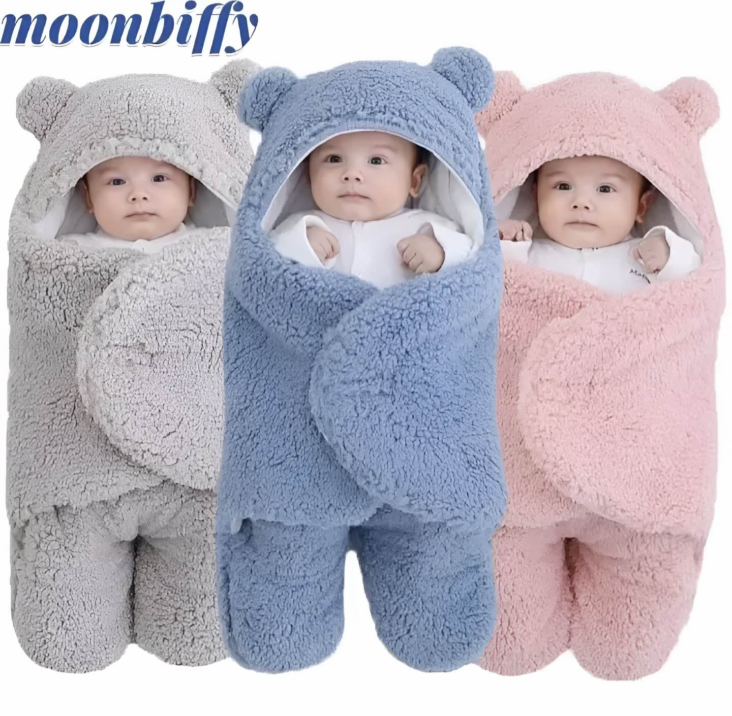 Picture of Premium Kazi Brand Newborn Baby Blanket & Winter Sleeping Bag – Ultra-Soft, Cozy, Windproof & Plush Cotton for 0–12 Months | Outdoor & Indoor Use