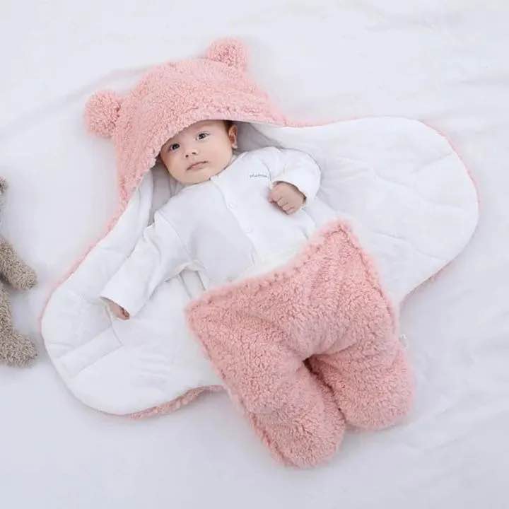 Picture of Premium Kazi Brand Newborn Baby Blanket & Winter Sleeping Bag – Ultra-Soft, Cozy, Windproof & Plush Cotton for 0–12 Months | Outdoor & Indoor Use