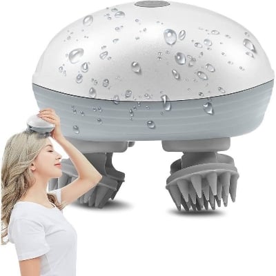 Picture of Electric Scalp Massager – Handheld Portable Head Massager with 96 Kneading Nodes for Stress Relief, Relaxation & Pain Relief | Perfect Gift for Men & Women