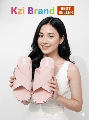 Picture of Velora Women’s Cross-Strap Platform Slides