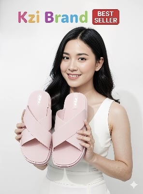 Picture of Velora Women’s Cross-Strap Platform Slides