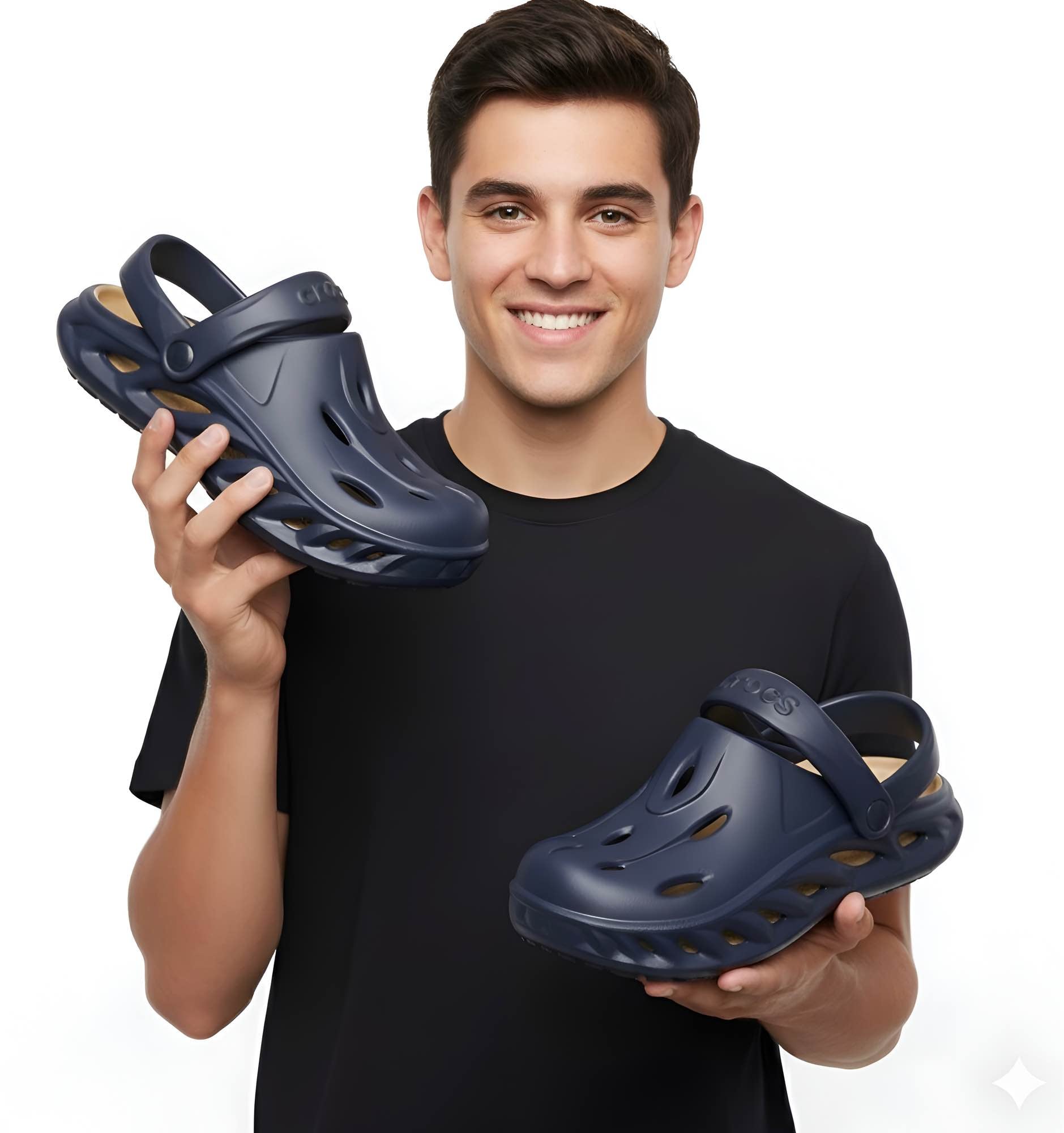 Picture of Men’s AirFlex EVA Stylish Trendy Clogs | Lightweight Breathable Comfort Crocs Sandals – Premium Anti-Slip Daily Wear Footwear