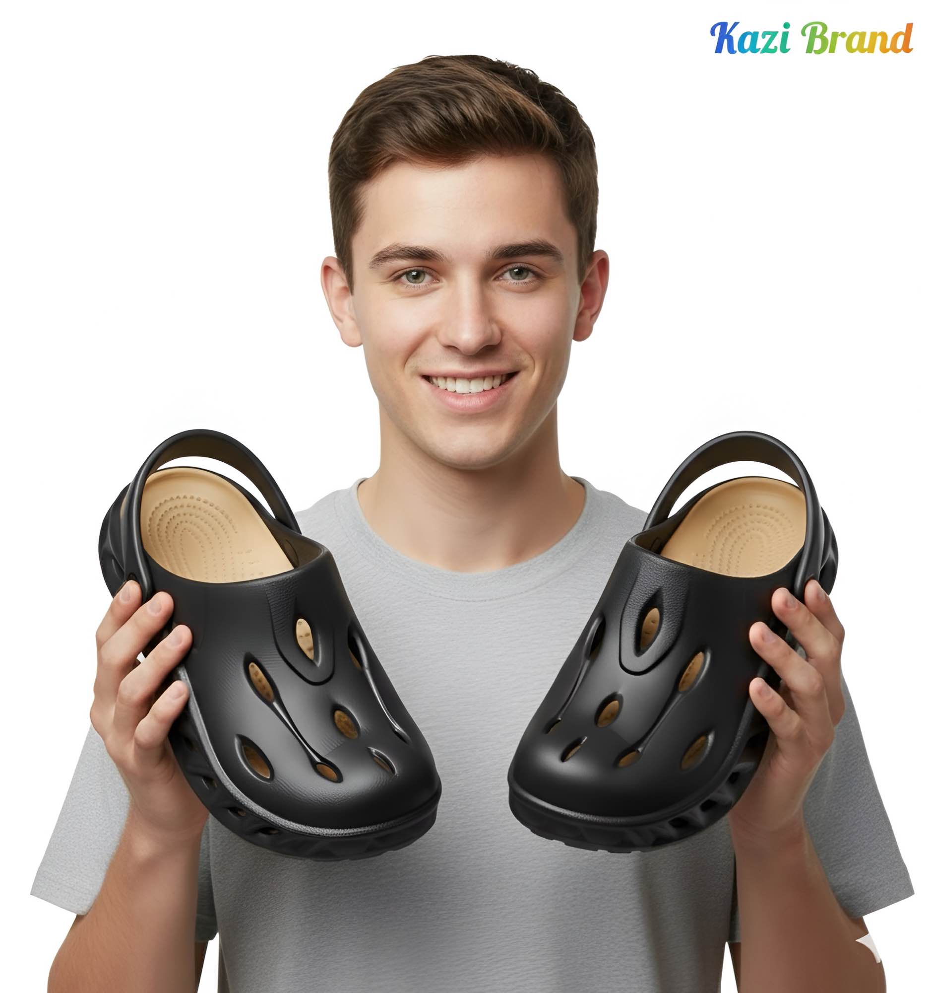 Picture of Men’s AirFlex EVA Stylish Trendy Clogs | Lightweight Breathable Comfort Crocs Sandals – Premium Anti-Slip Daily Wear Footwear