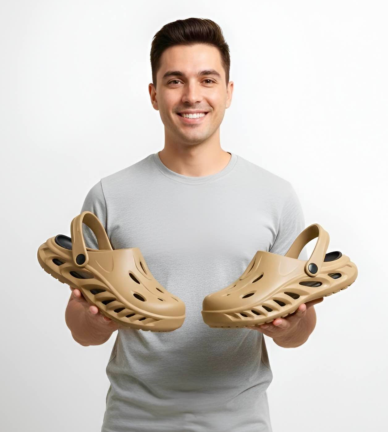 Picture of AirFlex Men’s EVA Breathable Clogs & Slip-On Sandals – Lightweight, Ultra-Comfortable, Anti-Slip Slippers & Sandals for Home, Outdoor, Beach & Daily Wear | Trendy Casual Footwear