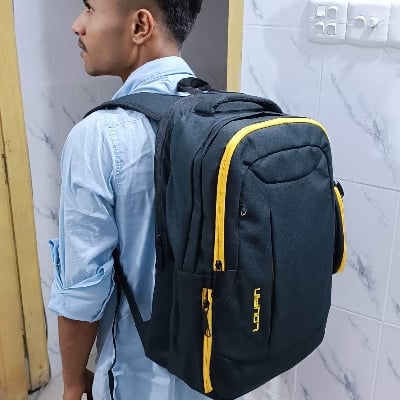 Picture of Loupin Backpack For Men Women Fashion Youth  Backpack Student bag ,School Bag , Large Capacity Outdoor Travel Backpack Kazi Brand