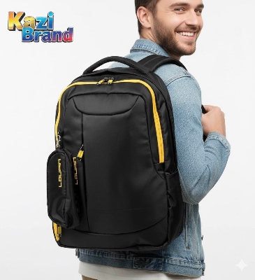 Picture of Bag Laptop Backpack for Men Boys | Loupin Kazi Brand New Trendy Waterproof School College Office Travel Daypack | Smart Anti-Theft 18 Inch USB Charging | Blue Black Coffee Available