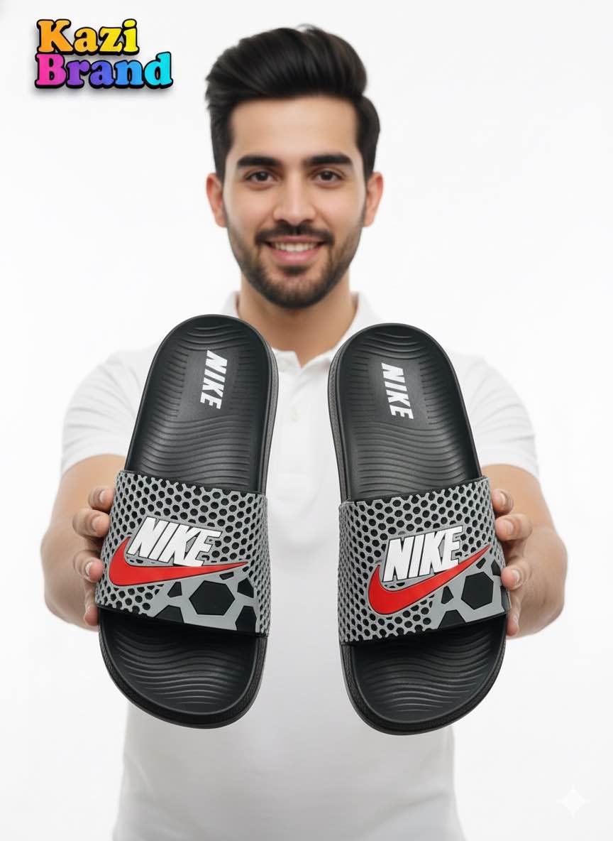 Picture of Kazi Brand | Premium Comfort Slide Slipper for Men | Trendy New Design Casual Lightweight Soft Sole Sandal | Daraz Bestseller Footwear