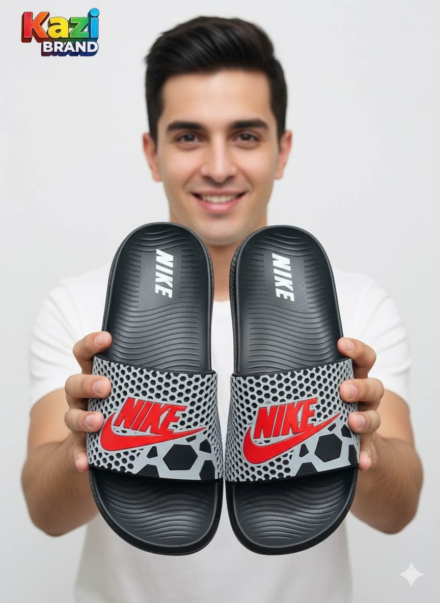 Picture of Kazi Brand | Premium Comfort Slide Slipper for Men | Trendy New Design Casual Lightweight Soft Sole Sandal | Daraz Bestseller Footwear
