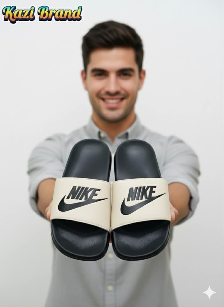 Picture of Men’s Comfortable Slide Slippers | Lightweight Soft Sole Casual Sandals | Trendy Summer Footwear / Slides for Men – Kazi Brand