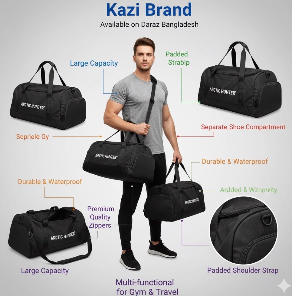 Picture of Arctic Hunter 4-in-1 Waterproof Travel Duffel Gym Sports Bag