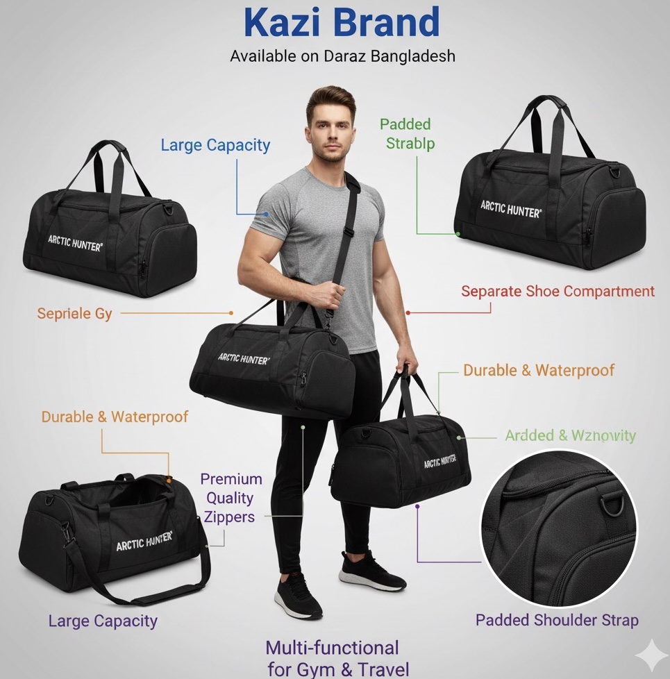 Picture of Arctic Hunter 4-in-1 Waterproof Travel Duffel Gym Sports Bag