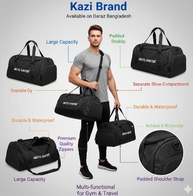 Picture of Arctic Hunter 4-in-1 Waterproof Travel Duffel Gym Sports Bag