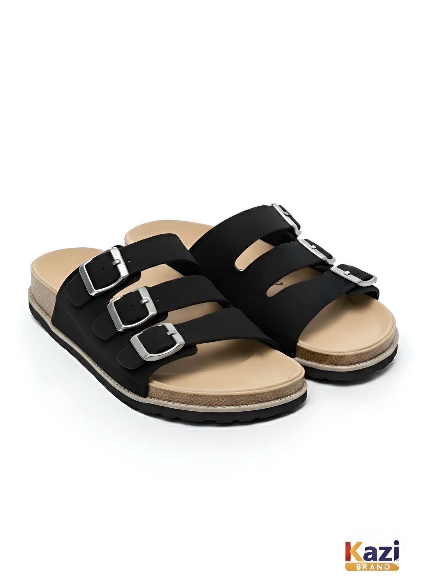 Picture of Premium Buckle Adjustable Slide Sandals (Premium Buckle Adjustable Slide Sandals) for Women | Stylish Flat Casual Flat Shoes (Stylish Flat Casual Short Shoes) | Trendy Flat Footwear