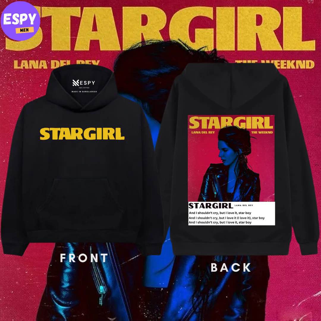 Picture of The Weeknd Starboy Stargirl Hoodie for Men & Women | Oversized Premium Quality Custom Print Hoddie | New Trendy Winter Collection Sweatshirt Jacket