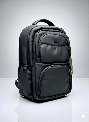 Picture of 💥 ATC BAG Original Premium Quality | 15.6 Inch Waterproof Laptop Backpack | High-Quality Office, Travel & College Bag with USB Port & Anti-Theft – Dark Grey/Black