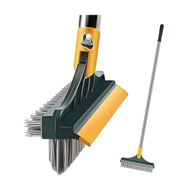 Picture of 3 In 1 Tile Cleaning Brush With Wiper