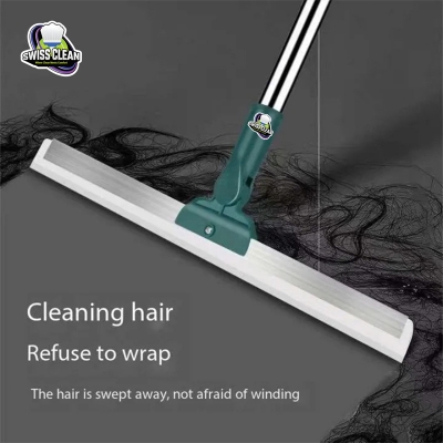 Picture of 180° Rotatable Silicone Floor Wiper & Magic Broom – Retractable Telescopic Floor Scraper Mop for Kitchen, Bathroom & Tile Cleaning