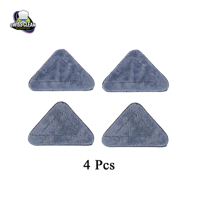 Picture of 4pcs Triangle Mop Pad Refill Set– Microfiber Washable Replacement Pad for 360° Rotatable Triangle Mop Home & Floor Cleaning