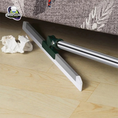 Picture of 180° Rotatable Silicone Floor Wiper & Magic Broom – Retractable Telescopic Floor Scraper Mop for Kitchen, Bathroom & Tile Cleaning