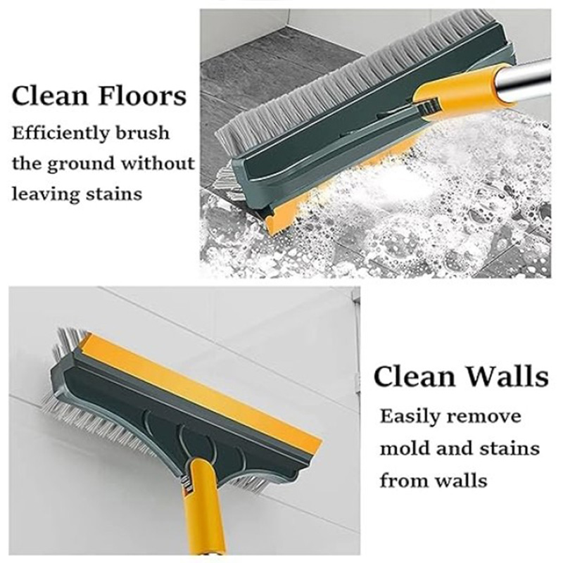 Picture of 3 In 1 Tile Cleaning Brush With Wiper