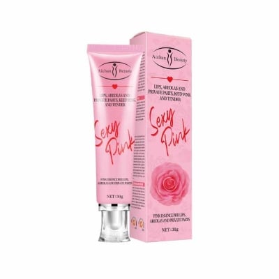 Picture of Pink Areola Whitening Cream Armpit Whitening Cream Elbow Knee Legs Thigh Dark Skin Lightening Private Parts Whitening Gel