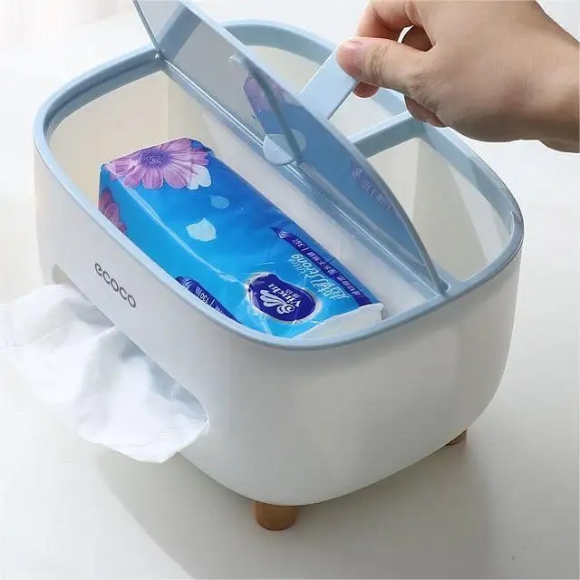 Picture of Ecoco Tissue Case & Multifunctional Desk Organizer(White)