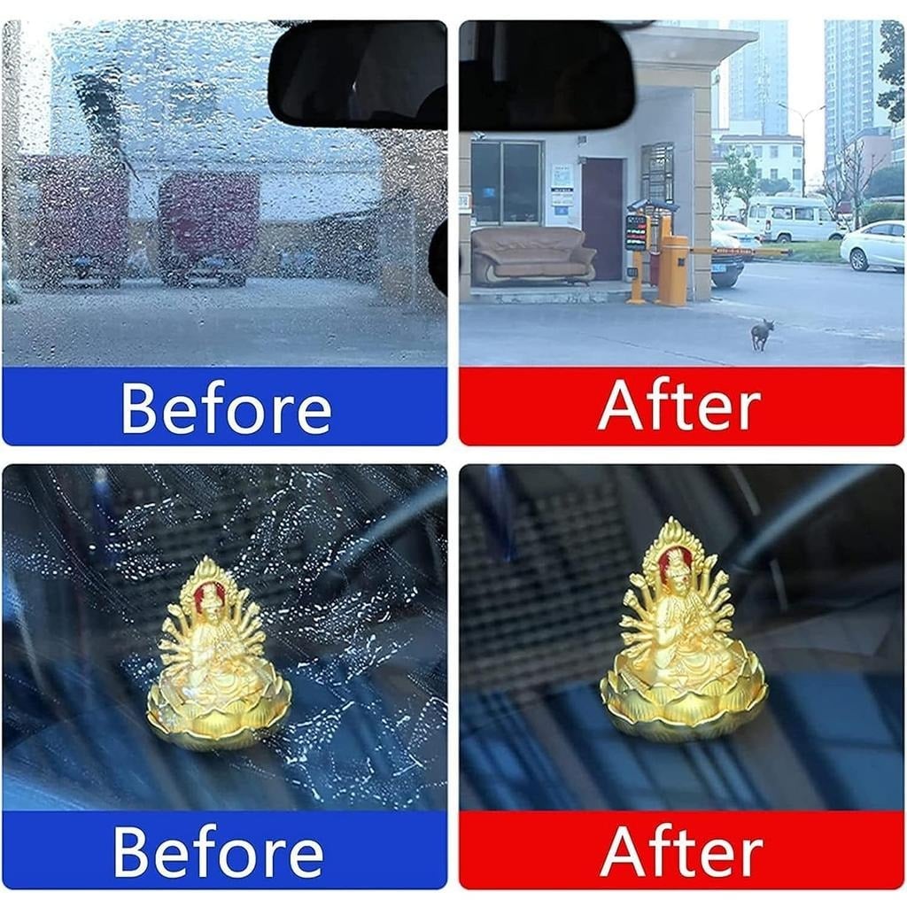 Picture of Car Oil Stain Cleaner Glass Oil Film Remover Wet Wipes Front Windshield Cleaning