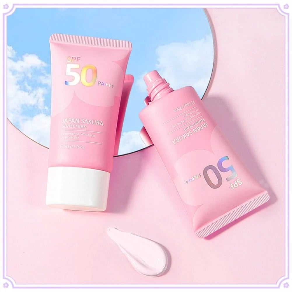 Picture of LAIKOU SPF50 Summer Japanese Sakura Sunscreen 50g