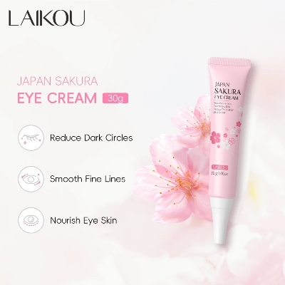 Picture of LAIKOU Sakura Eye Cream Anti-Aging Wrinkles Remover Dark Circles - 15gm