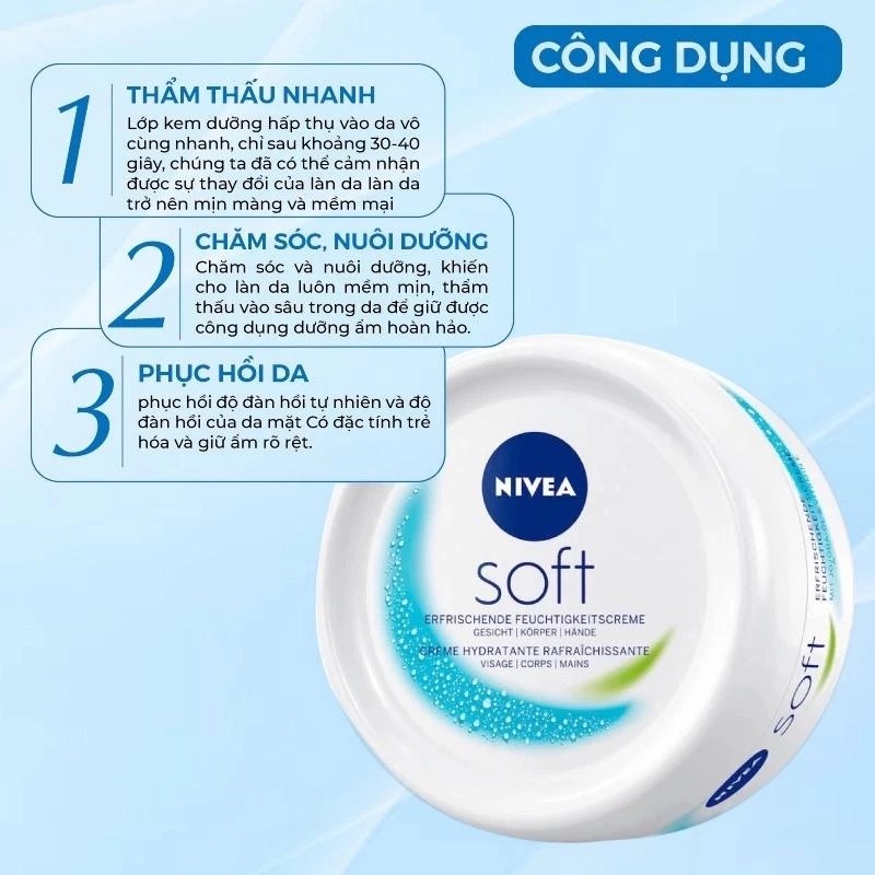Picture of Winter Nivea soft moiustruising cream 50 ml germany version