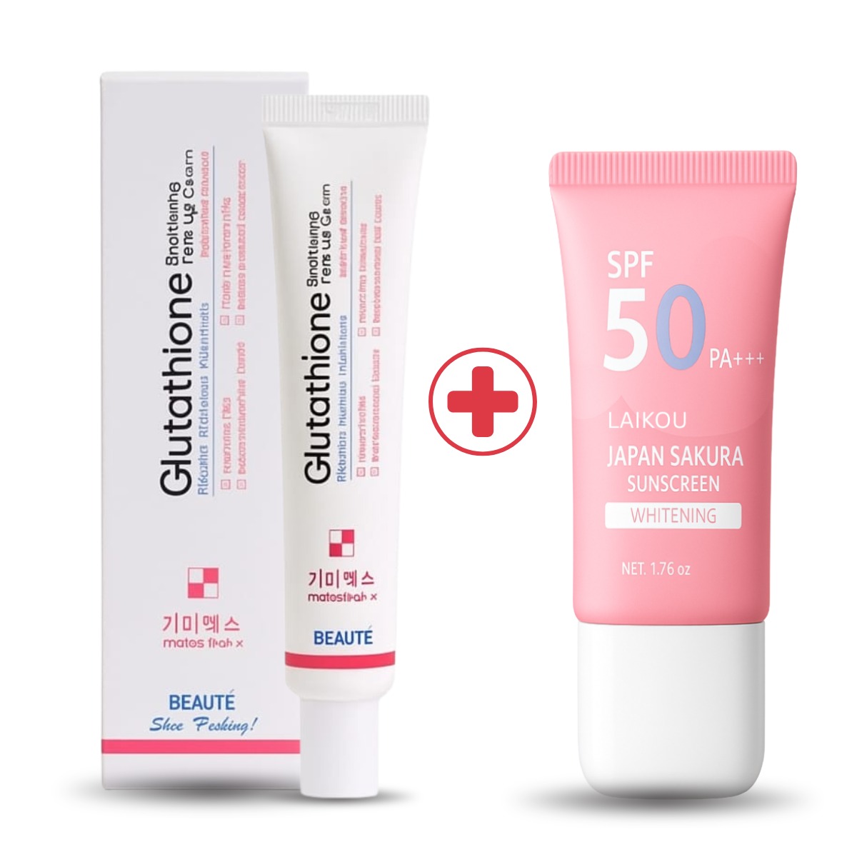 Picture of Glutathione Brightening & Japan Sakura Your Skin’s Glow & Protection Combo 2 pics
