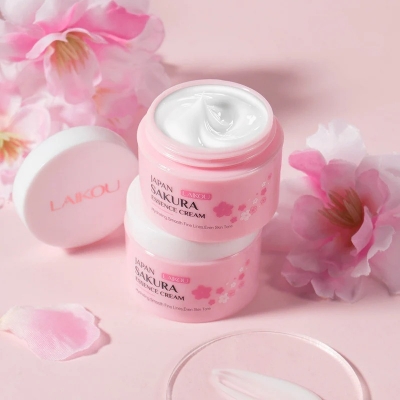 Picture of Thanaka face pack 140g & LAIKOU Japan Sakura Essence Cream - 25gm combo pack set(2pc)
