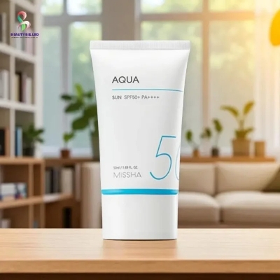 Picture of MISSHA All Around Safe Block Aqua Sun Cream SPF50+ PA++++, 50ml(White)