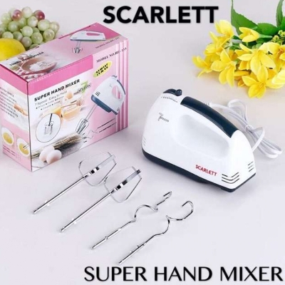 Picture of SCARLETT HE-133 Electric Whisk for Baking | MNK SHOP (White)