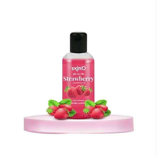 Picture of skinO Strawberry Scented Shower Gel - 220ml to all skin type