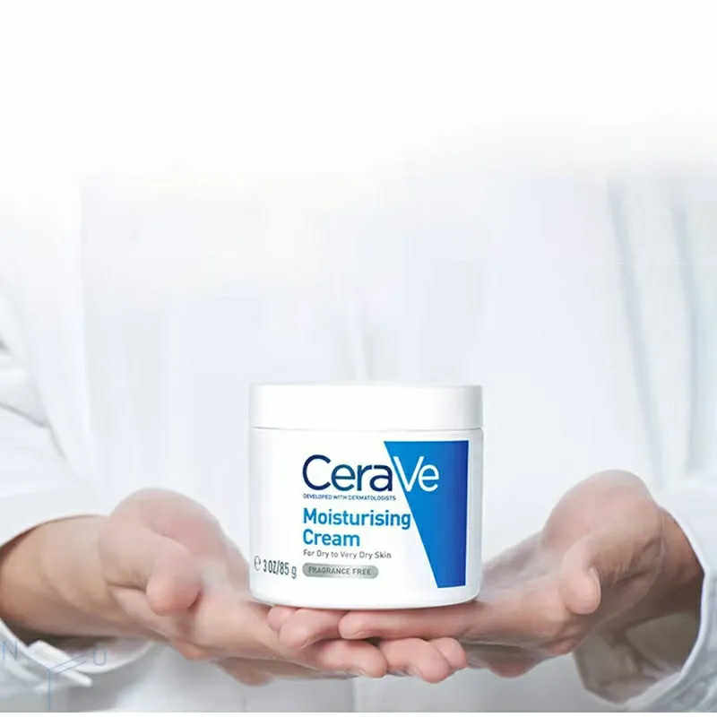 Picture of Cerave Moisturizing Cream Nicotinamide Hydrating Repair Skin Barrier Moisturizer Brighten Skin Tone Face Cream C Cream 85g
