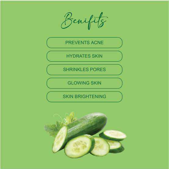 Picture of Cucumber Coconut Papaya Facial Exfoliating Gel Cream 100ml Body Cleansing