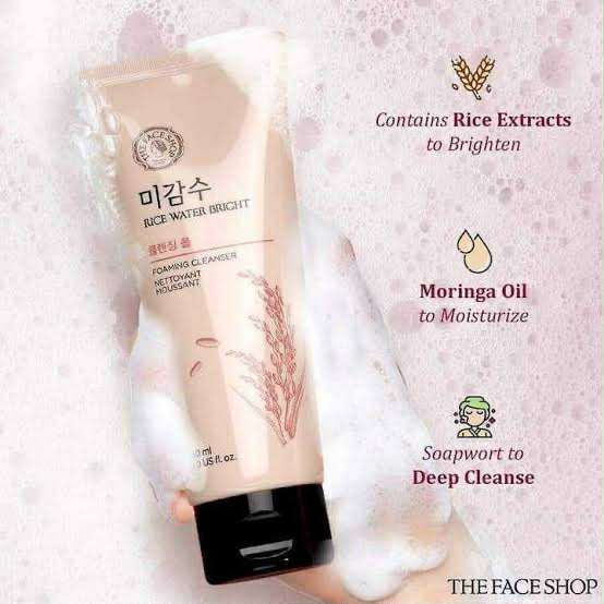Picture of Rice Water Bright Cleansing Foam Deeply Cleansing Skin 150 Ml