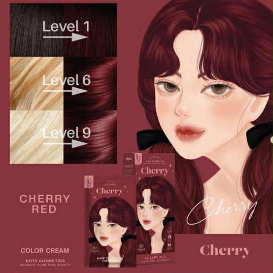 Picture of Kota Color Cream Hair Color (CHERRY RED)